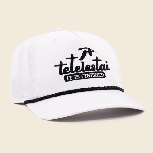 White Tetelestai Hat